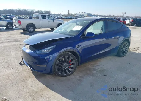 2020 Tesla Model Y из США, поврежденный, VIN 5YJYGVEF9LF025455